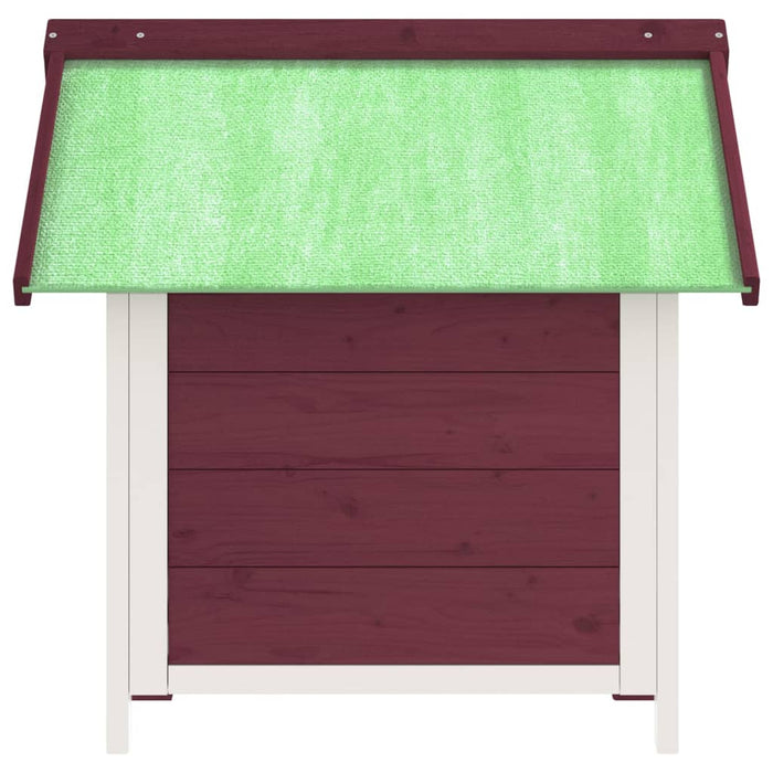 Cuccia per Cani Moka 65x65x61,5 cm in Legno Massello di Pino 172275