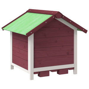 Cuccia per Cani Moka 65x65x61,5 cm in Legno Massello di Pino 172275