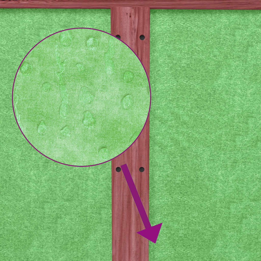 Conigliera Moka 117,5x97x47,5 cm in Legno Massello di Pino