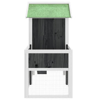 Capanna 170 x 63 x 113 cm in legno di pino massiccio grigio 02_0041941