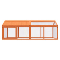 Box per Animali Marrone 200x112,5x74 cm Legno Massello di Pinocod mxl 126850