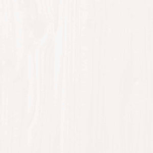 Piano Tavolo Bianco 80x40x2,5 Legno Massello Pino Rettangolare