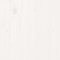 Piano Tavolo Bianco 100x50x2,5 Legno Massello Pino Rettangolare 824406