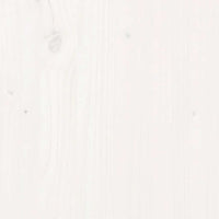 Piano Tavolo Bianco 100x60x2,5 Legno Massello Pino Rettangolare