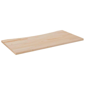 Piano Scrivania 100x50x2,5 cm in Legno Massello di Pino