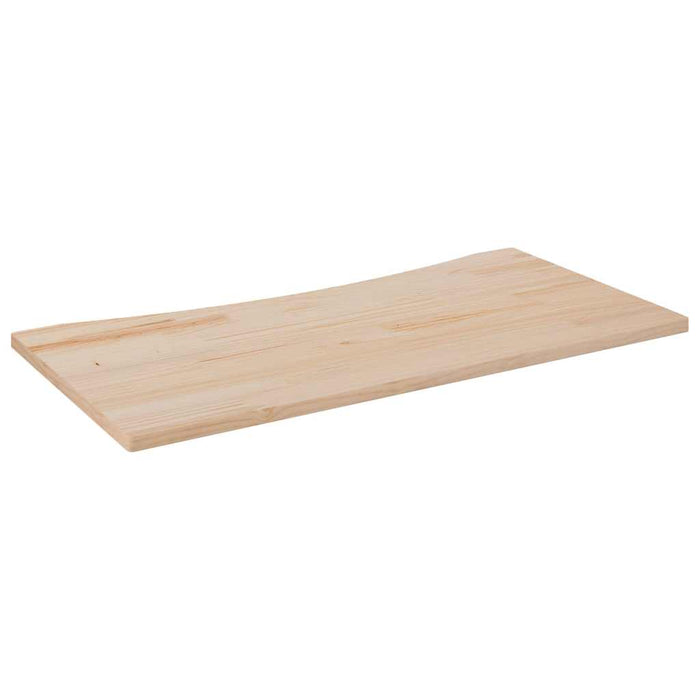 Piano Scrivania 100x50x2,5 cm in Legno Massello di Pino