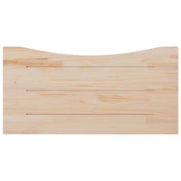 Piano Scrivania 100x50x2,5 cm in Legno Massello di Pino 824430