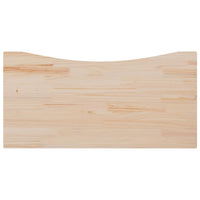 Piano Scrivania 110x55x2,5 cm in Legno Massello di Pino 824435