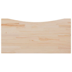Piano Scrivania 110x60x2,5 cm in Legno Massello di Pino 824445