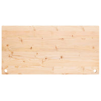 Piano Scrivania 100x50x2,5 cm in Legno Massello di Pino 824455