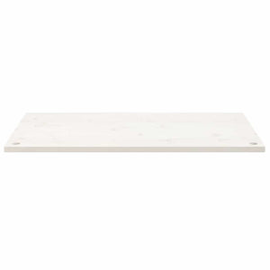Piano Scrivania Bianco 100x50x2,5 cm in Legno Massello di Pinocod mxl 70401