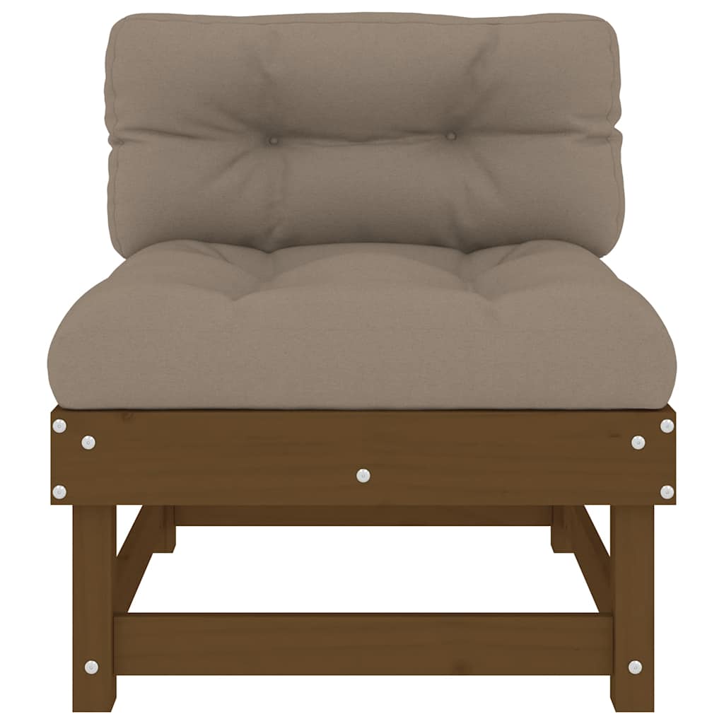 Divano Centrale con Cuscini in Legno Massello di Pino Mielecod mxl 103449