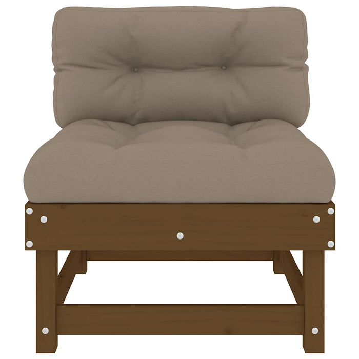 Divano Centrale con Cuscini in Legno Massello di Pino Mielecod mxl 103449