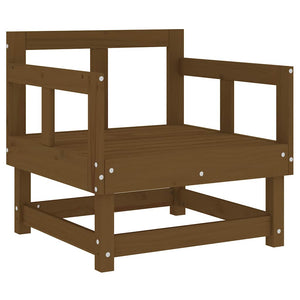 Sedie da Giardino con Cuscini 2pz Ambra Legno Massello di Pino 825446