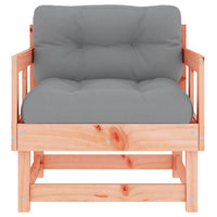 Sedie da Giardino con Cuscini 2 pz in Legno Massello di Douglas 825448