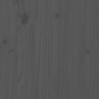 Divani Centrali con Cuscini 2 pz Legno Massello di Pino Grigio 825459