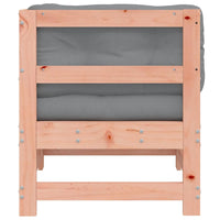 Divano Angolare con Cuscini in Legno Massello di Douglas 825546