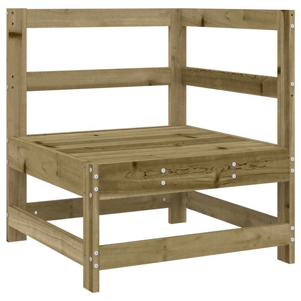 Divano Angolare con Cuscini in Legno Impregnato di Pino 825547