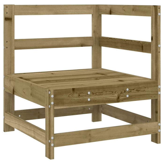 Divano Angolare con Cuscini in Legno Impregnato di Pino 825547