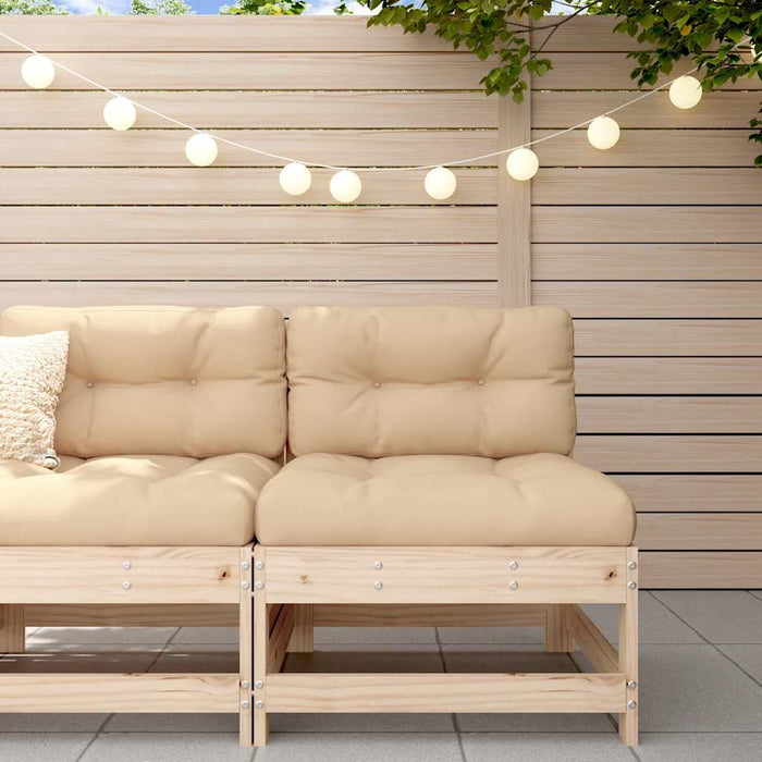 Divano Centrale con Cuscini in Legno di Pinocod mxl 83192