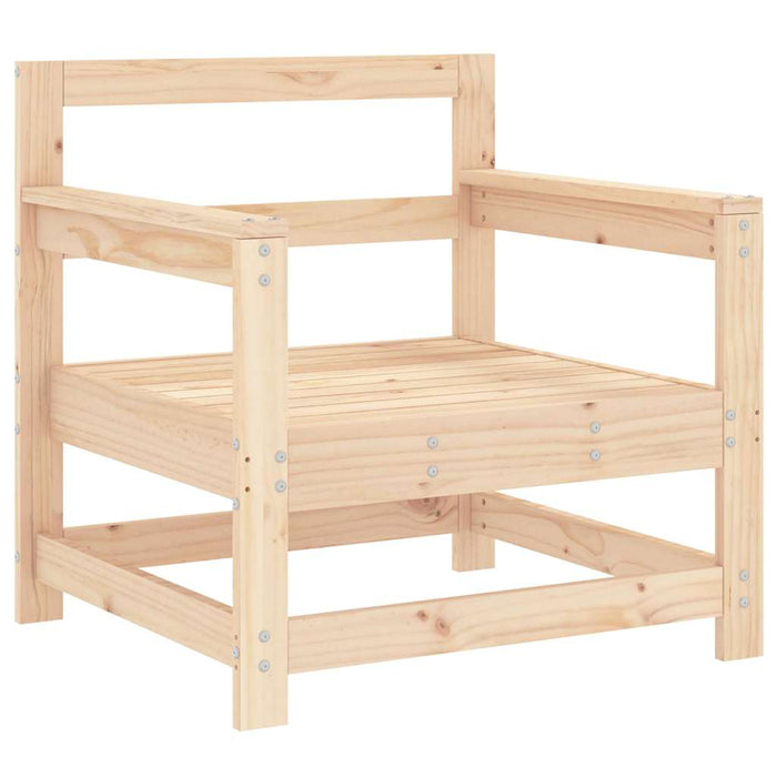 Sedie da Giardino con Cuscini 2 pz Legno Massello di Pino 825562