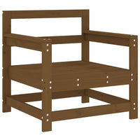 Sedie da Giardino con Cuscini 2pz Legno Massello di Pino Ambra 825565