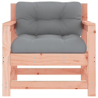 Sedie da Giardino con Cuscini 2 pz in Legno Massello di Douglas 825567