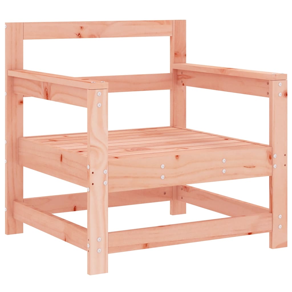 Sedie da Giardino con Cuscini 2 pz in Legno Massello di Douglas