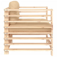 Sedie da Giardino con Cuscini 2 pz Legno Massello di Pino 825674