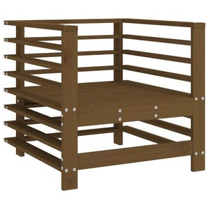 Sedie da Giardino con Cuscini 2pz Ambra Legno Massello di Pino 825677
