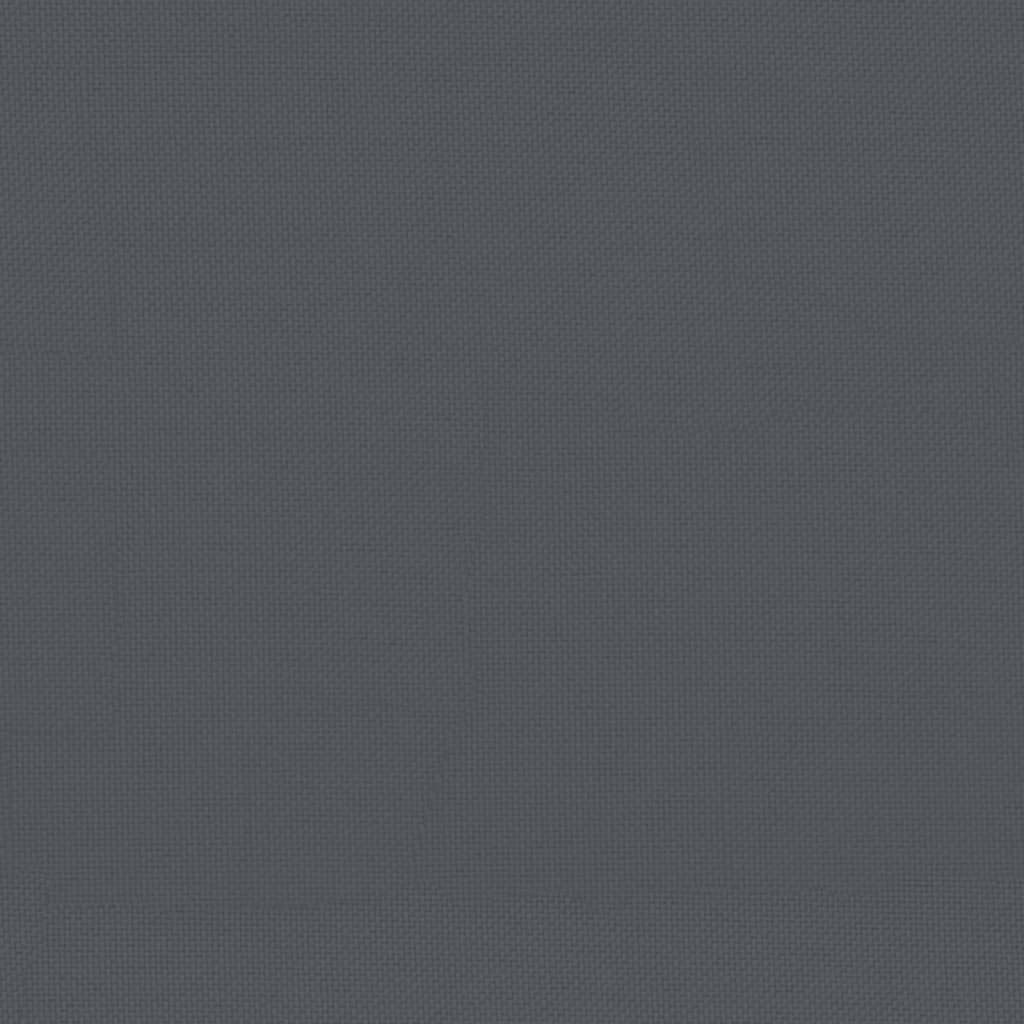 Poggiapiedi Giardino con Cuscini 2pz Legno Massello Pino Bianco 825696