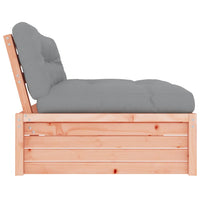 Divano Centrale 120x80 cm in Legno Massello di Douglas 825763