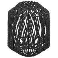 Paralume Nero Ã˜23x28 cm Ferro e Cartacod mxl 80191