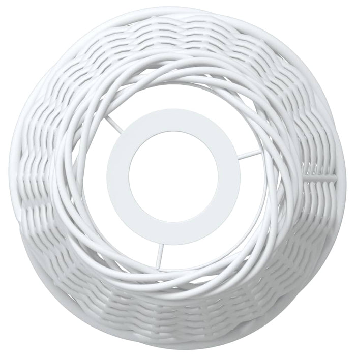 Paralume da Soffitto Bianco Ø15x12 cm in Vimini 364364