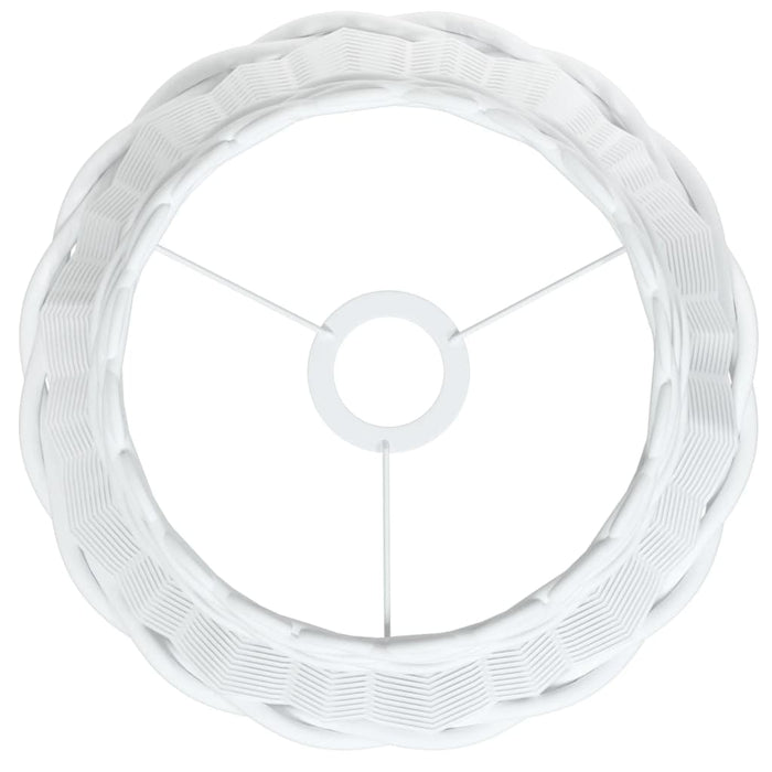 Paralume da Soffitto Bianco Ø30x20 cm in Vimini 364367