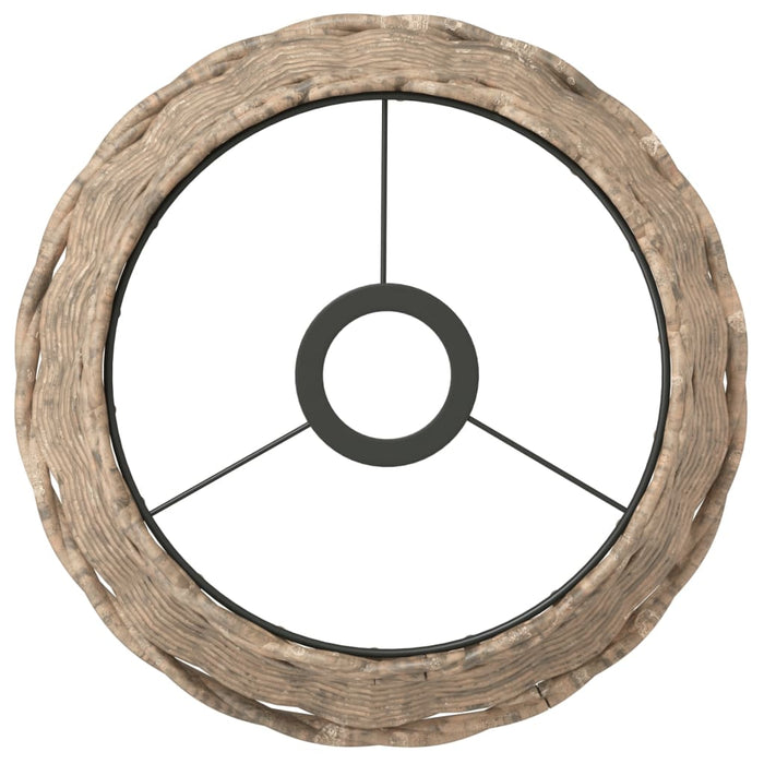 Paralume da Soffitto Marrone Ø25x17 cm in Vimini 364374