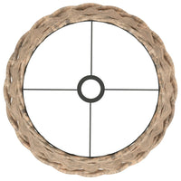 Paralume da Soffitto Marrone Ø40x26 cm in Vimini 364377