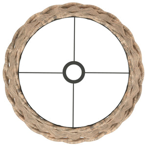 Paralume da Soffitto Marrone Ø40x26 cm in Vimini 364377