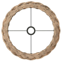 Paralume da Soffitto Marrone Ø45x28 cm in Vimini 364378