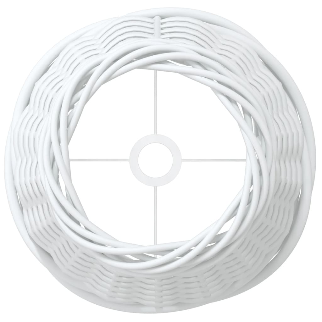 Paralume Bianco Ø15x12 cm in Vimini 364380