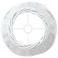 Paralume Bianco Ø15x12 cm in Vimini 364380