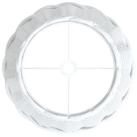 Paralume Bianco Ø20x15 cm in Vimini 364381