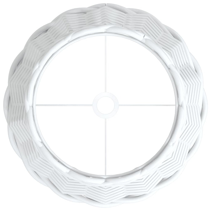 Paralume Bianco Ø20x15 cm in Vimini 364381