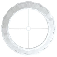 Paralume Bianco Ø30x20 cm in Vimini 364383