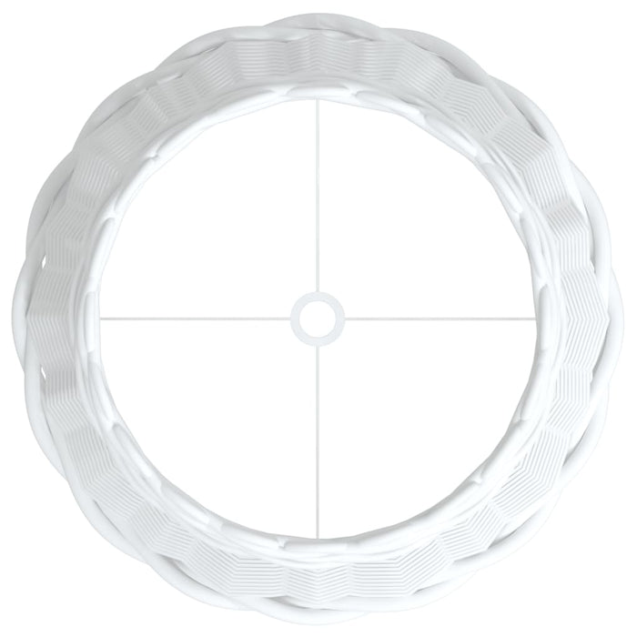 Paralume Bianco Ø30x20 cm in Vimini 364383