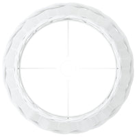 Paralume Bianco Ø38x23 cm in Vimini 364384