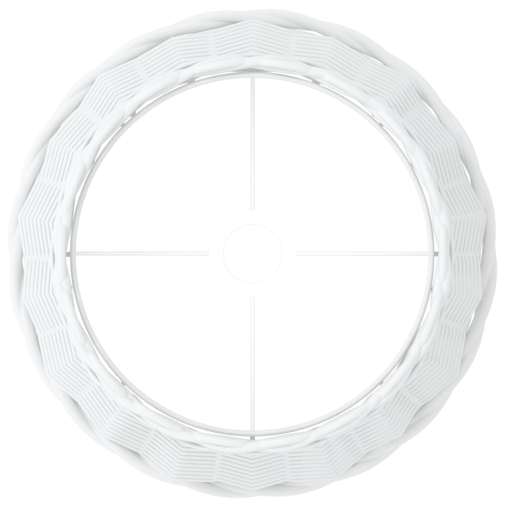 Paralume Bianco Ø38x23 cm in Vimini 364384