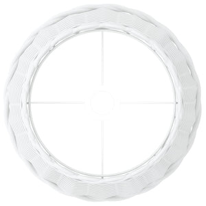 Paralume Bianco Ø38x23 cm in Vimini 364384