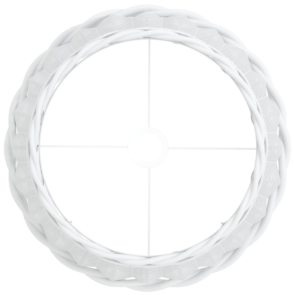 Paralume Bianco Ø40x26 cm in Vimini 364385