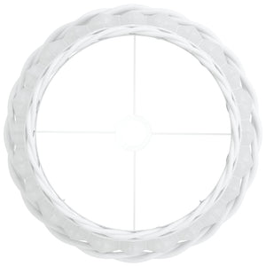 Paralume Bianco Ø40x26 cm in Vimini 364385